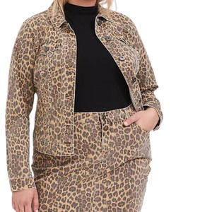 Torrid Leopard Denim Trucker Jacket - 00 (10)